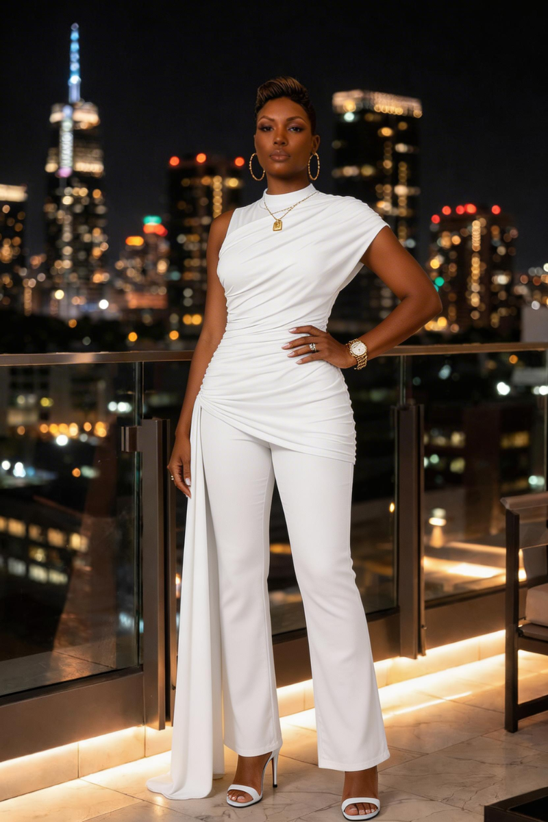 White Command Jumpsuit
