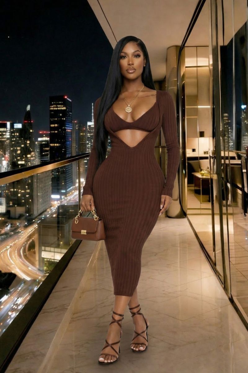 Midnight Muse Sculpt Dress